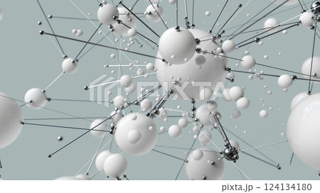 Interconnected Spheres: A Molecular Abstract Network in Space 124134180