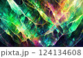 神秘的な力を感じる鉱石のテクスチャ 124134608