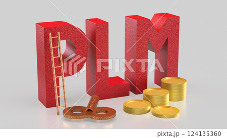 The PLM or Product Lifecycle Management for Business concept 3d Rendering. The PLM or Product Lifecycle Management for Business concept 3d Rendering. 124135360