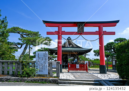 滋賀・大津市 唐崎神社・鳥居 124135432