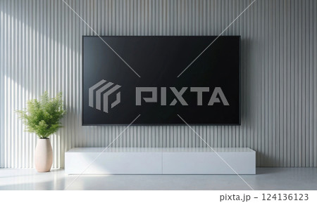 TV as an integral element of a modern interior 124136123