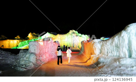 層雲峡氷瀑祭り 層雲峡氷瀑祭り 124136945