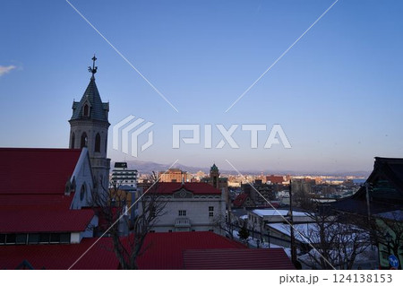 北海道 夕暮れの函館 北海道 夕暮れの函館 124138153