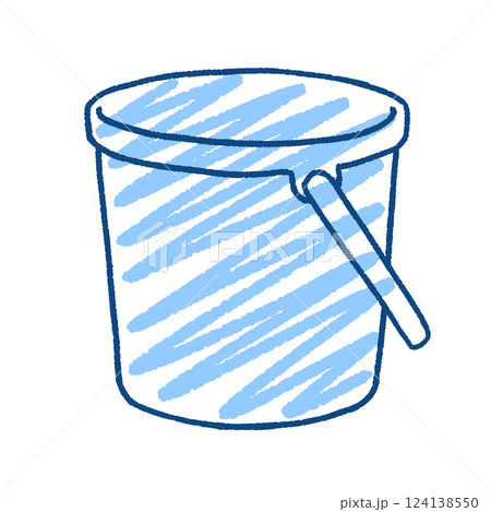 シンプルなバケツのイラスト 124138550