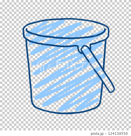 シンプルなバケツのイラスト 124138550