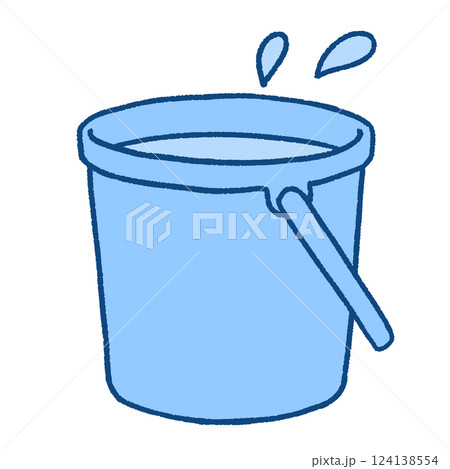 シンプルなバケツのイラスト 124138554