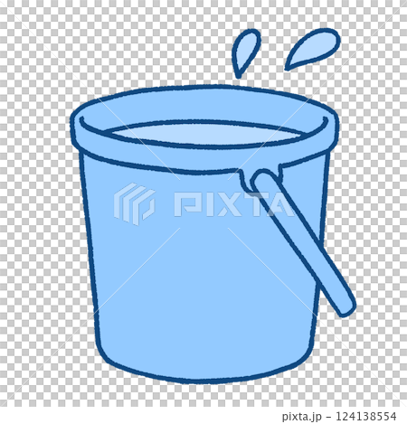 シンプルなバケツのイラスト 124138554