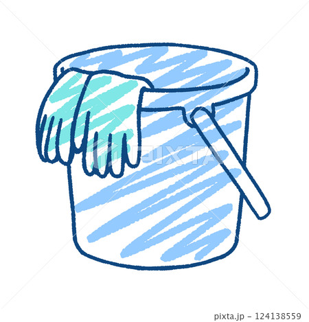 シンプルなバケツのイラスト 124138559