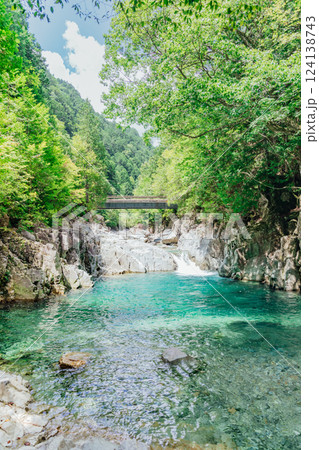 <長野>阿寺渓谷の美しい絶景 -牛ヶ淵- <長野>阿寺渓谷の美しい絶景 -牛ヶ淵- 124138743