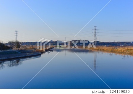 千葉県八千代市新川サイクリングロード沿線の風景2025年3月 千葉県八千代市新川サイクリングロード沿線の風景2025年3月 124139020