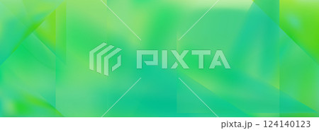 春の季節　和風背景　フレーム　緑	 124140123