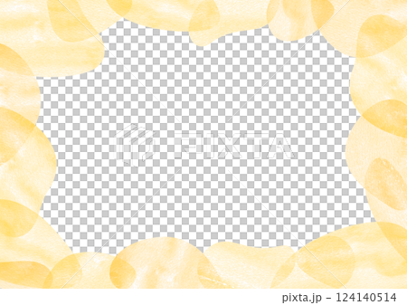 Colorful frame with watercolor motifs 124140514