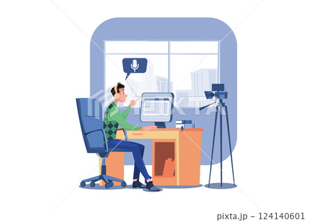 Man Scheduling A Podcast Release Date 124140601