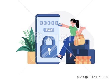 New years Eve Illustration concept. 124141200