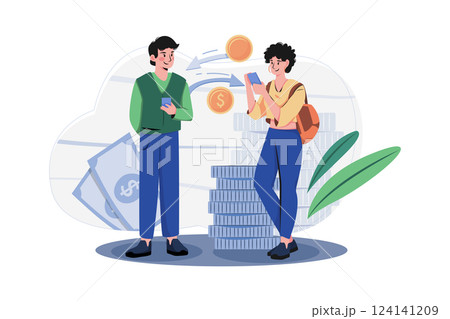 New years Eve Illustration concept. 124141209