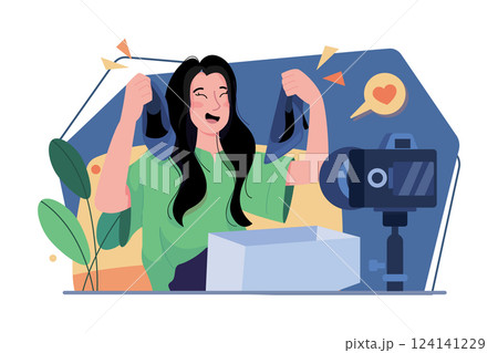 New years Eve Illustration concept. 124141229