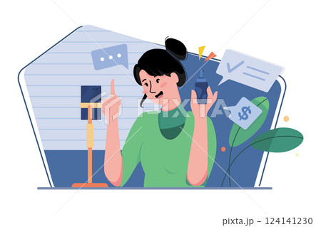 New years Eve Illustration concept. 124141230