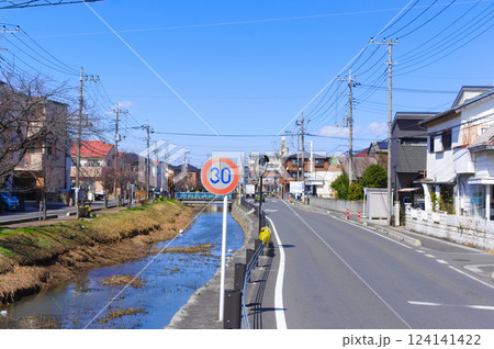 埼玉県草加市青柳の風景2025年3月 124141422