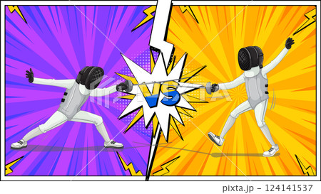 Dynamic Fencing Duel Showdown 124141537