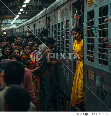 インドの日常 124141889