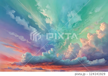 clouds in sky 124141929