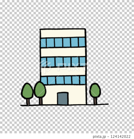 ビルのイラスト 124142022
