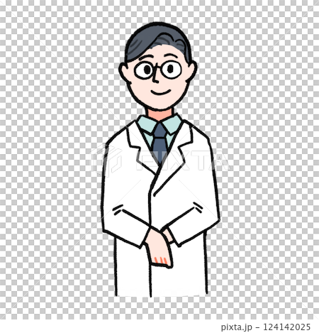 医師（男）のイラスト 124142025