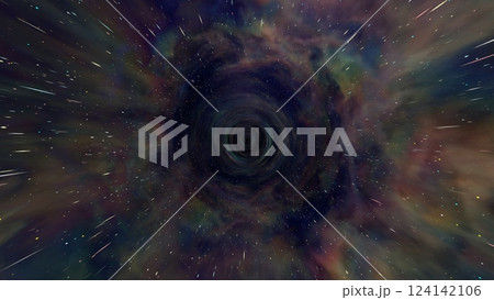 ワープのイメージ・宇宙・星あり・wp032 124142106