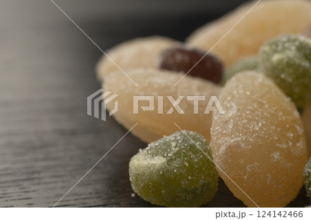 白花豆,青えんどう豆,金時豆,小豆の甘納豆 124142466