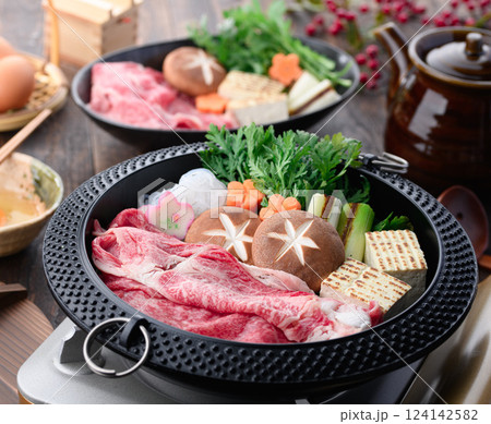 すき焼き （ 国産和牛 ） 124142582