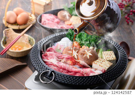 すき焼き （ 国産和牛 ） 124142587