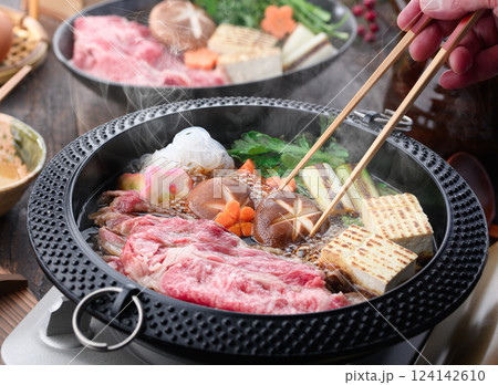 すき焼き ( 国産和牛 ) すき焼き ( 国産和牛 ) 124142610