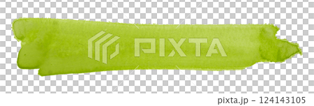 green brush isolated on transparent background green brush isolated on transparent background 124143105