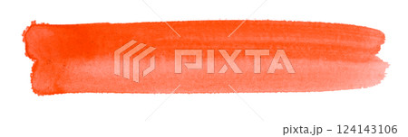 red brush isolated on transparent background 124143106