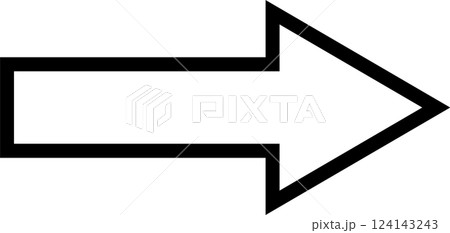 白と黒の矢印です 白と黒の矢印です 124143243