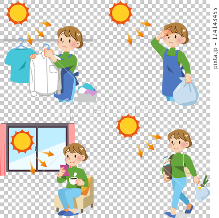 Daily exposure to ultraviolet rays 124143455