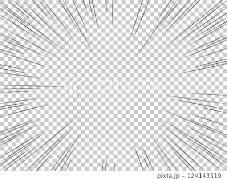 集中線漫畫風格背景素材 124143519