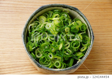 刻んだ青ネギ 刻んだ青ネギ 124144454