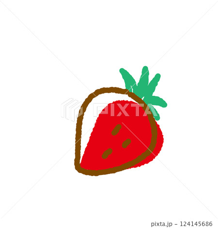 苺のフルーツイラスト素材 124145686