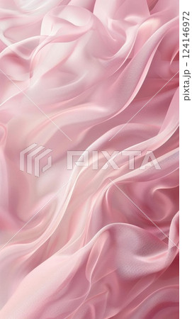 Ephemeral Whisper. Delicate, flowing, airy, and feminine chiffon fabric texture concept 124146972
