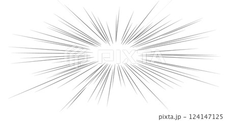 Radial speed lines burst from center. Radial speed lines burst from center. 124147125