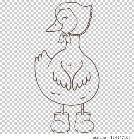 Cottagecore spring silly goose 124147163