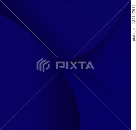 高級感エレガントきれいグラデーション背景イラスト　光沢　上品　濃紺　青色 124147636