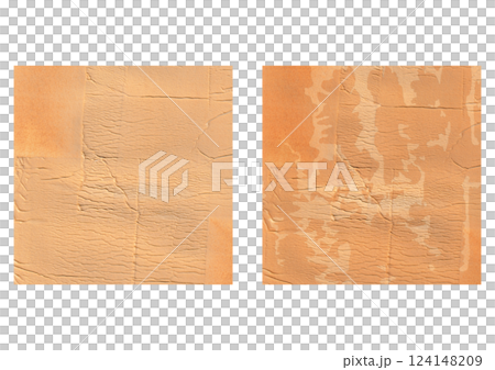 土壁のような正方形の水彩テクスチャ背景セット 124148209