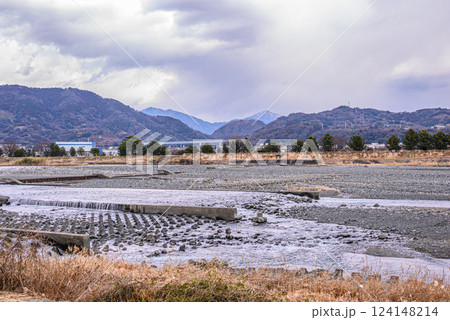 開成町松並木から見る酒匂川の風景 開成町松並木から見る酒匂川の風景 124148214