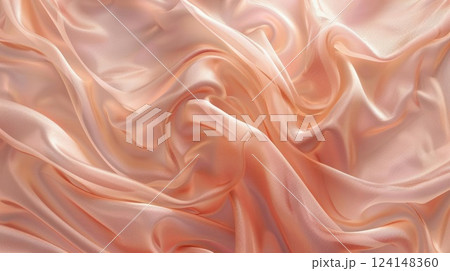Ethereal Bliss. Light, airy, and drapey chiffon fabric texture concept 124148360