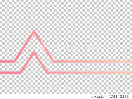 Pink graph style decorative lines 124148838