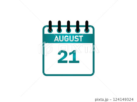 August 21 Calendar Date August 21 Calendar Date 124149324