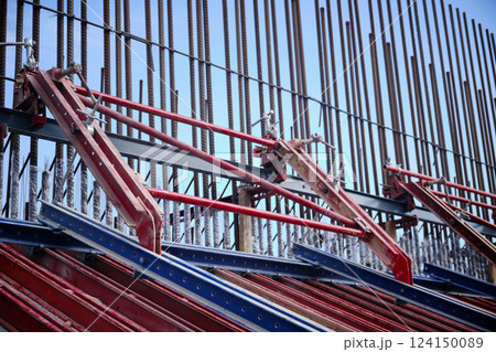 Metal framework and formwork 124150089
