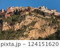 Hilltop village of Castelmola in  Sicily, Italy 124151620